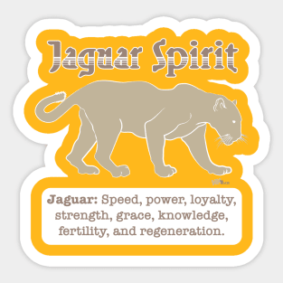 Spirit Animal-Jaguar Sticker